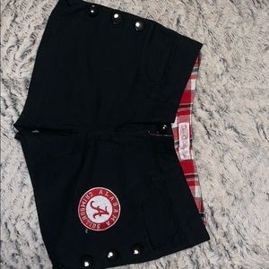 Black Alabama Crimson Tide shorts.